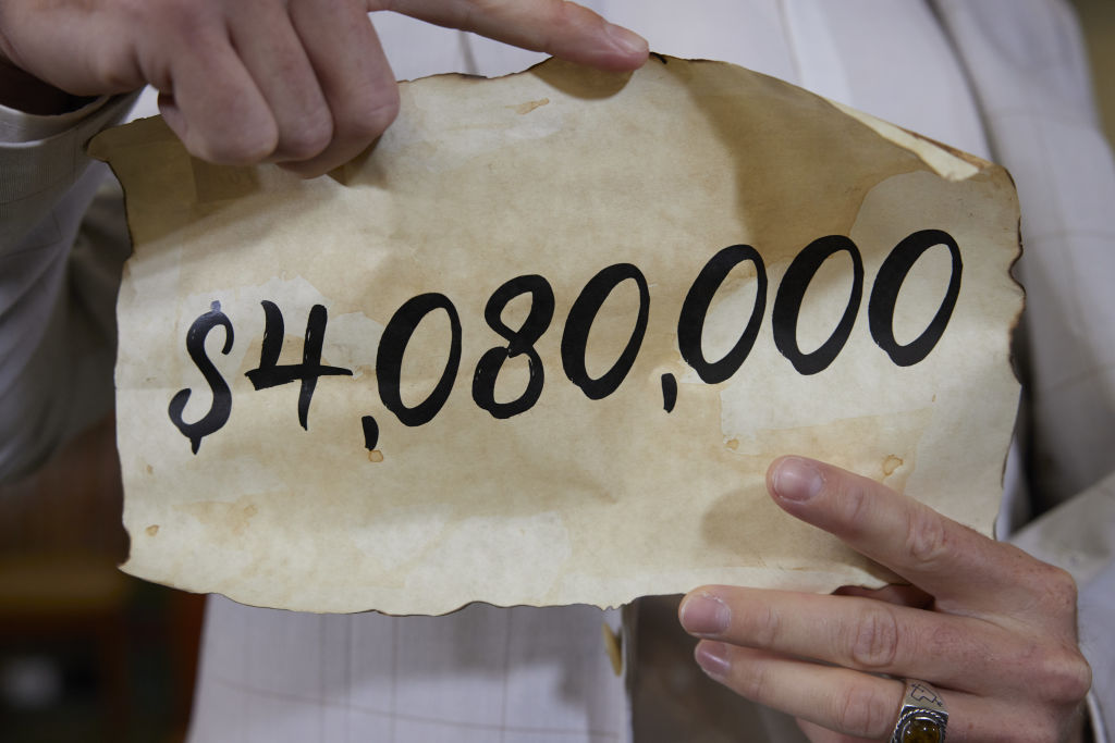 'Please, let it be under $4 million.' It was not under $4 million. Photo: Nine