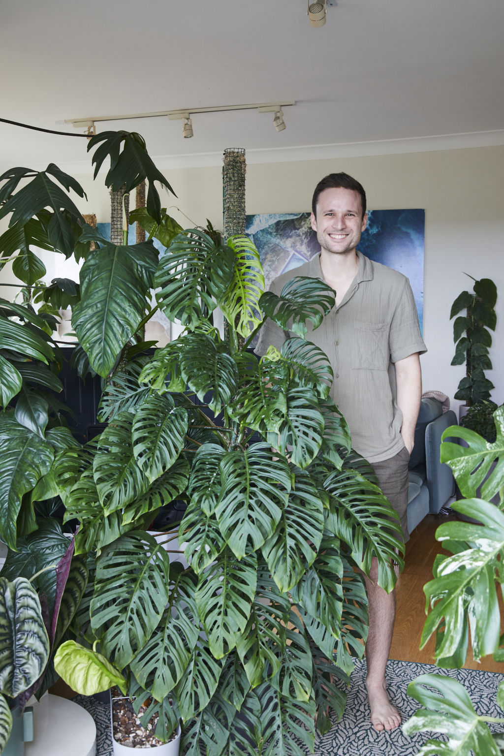 Gettmann studies each of his plants closely and continually assesses how the light, humidity, airflow and temperature in his apartment affect them.