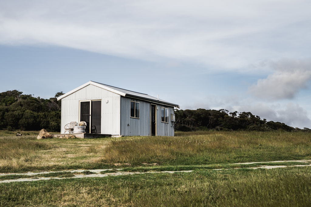 Jo also runs two stylish and secluded farm stays called Dwarf Cottage and Wombat Lodge, which were once rundown farm buildings before being renovated. Photo: Supplied