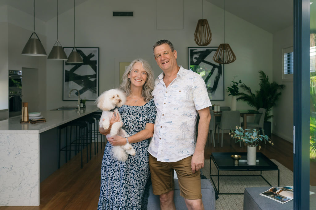 Steve Williams &amp; Tania Flack - Photographed in their Botany house that they are putting on the market. Photo: Vaida Savickaite