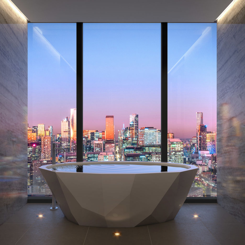 One of the sub-penthouse bathrooms.  Photo: Supplied