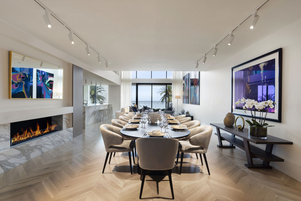 Dinner guests are sure to be impressed with this stunning space.  Photo: Supplied