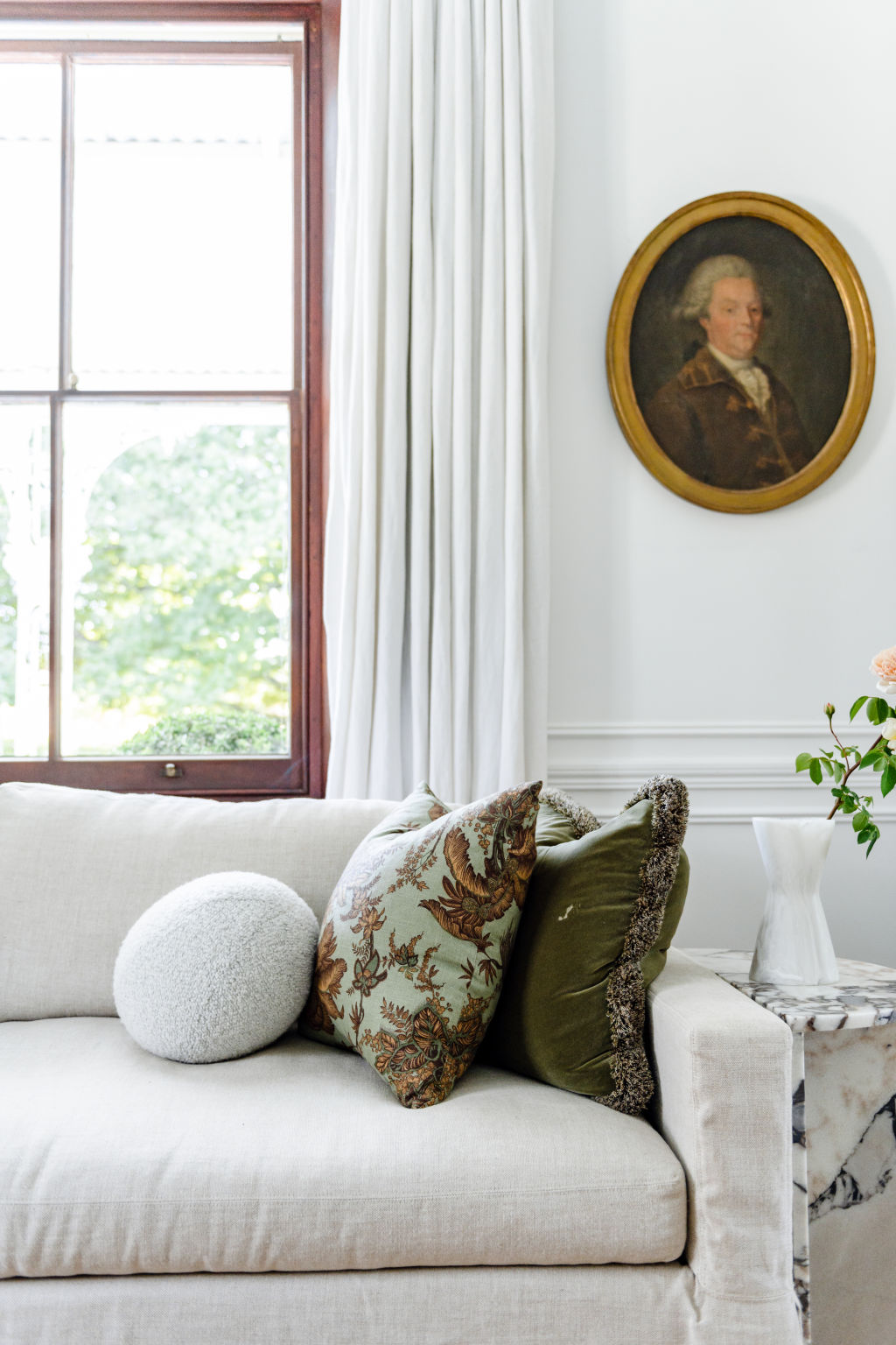 'I wanted a contemporary take on a European-style home,' Cordony says, pairing old and new furnishings to achieve the look. Photo: Monique Lovick