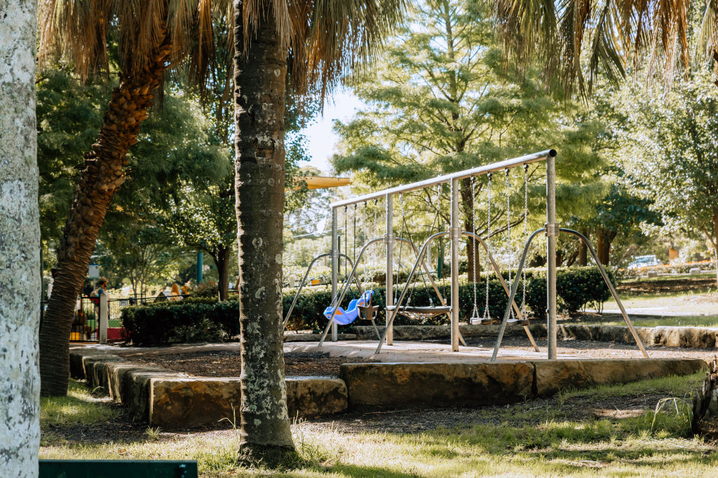 Leafy Wahroonga Park is a popular spot for locals. Photo: Vaida Savickaite