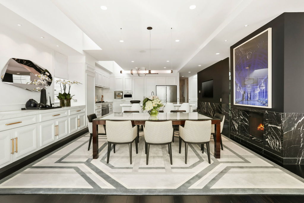 Jacenko asked long-time friend, design maven Blainey North, to take care of the top-to-toe renovation. Photo: Highland Double Bay