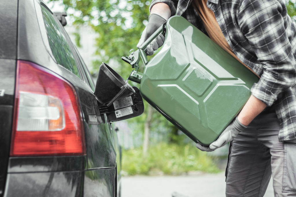 It's one thing to fill up the car when fuel is cheap, but more than one Redditor said they also filled up jerry cans with discount petrol to make it through the peak of the fuel price cycle. Photo: iStock