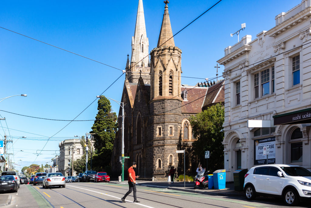 Glenferrie Road is a major shopping thoroughfare that runs through Hawthorn. Photo: Greg Briggs