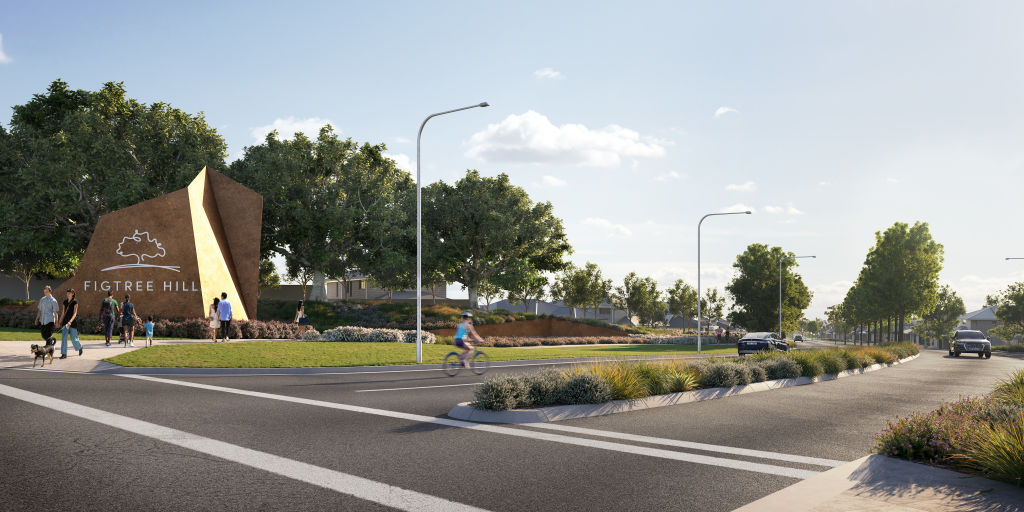 Figtree Hill will comprise 1700 lots of varying sizes. Photo: Supplied
