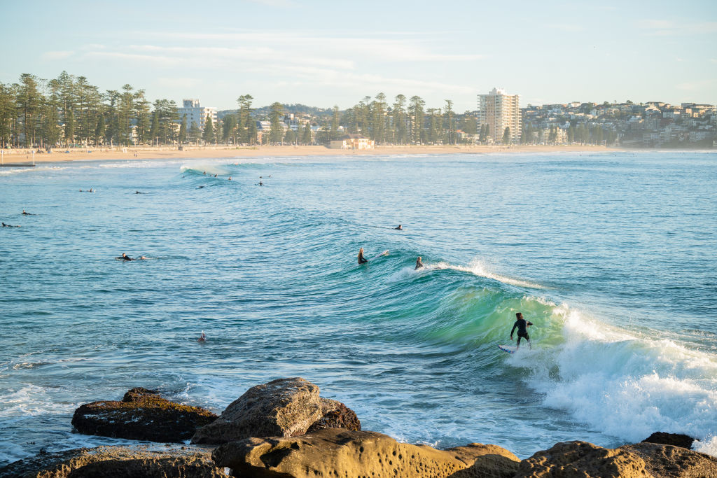 The location is hard to beat at sunny Manly.    Photo: Murray Fraser / SproutDaily.com