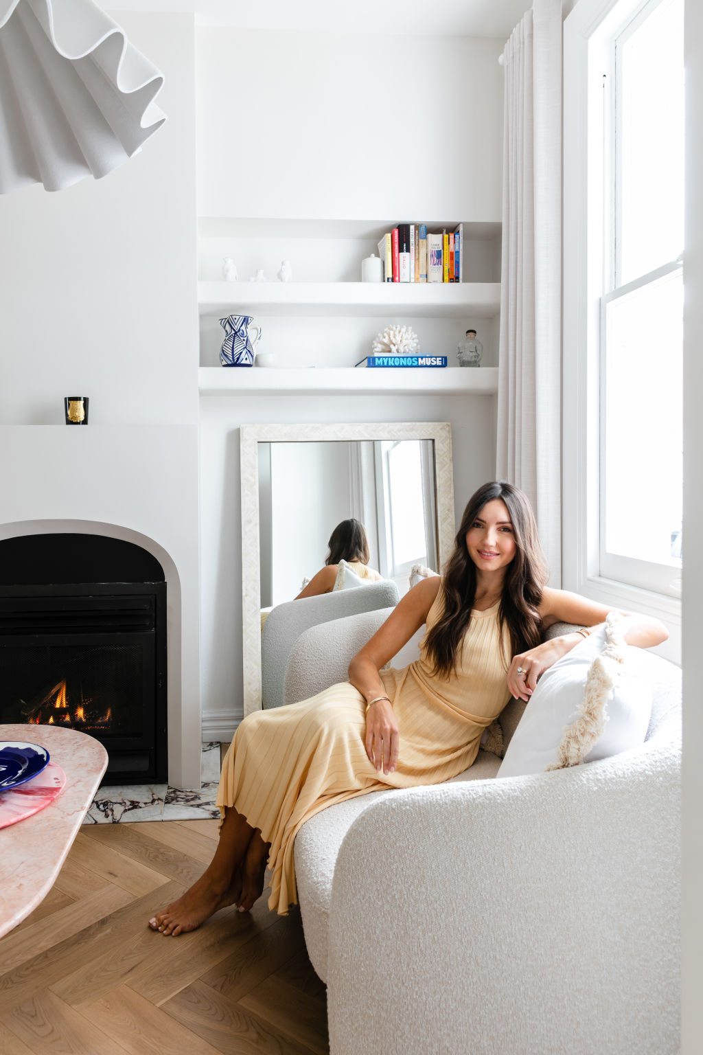 Soglanich and her husband, James Bennett, first walked through this three-level residence in early 2019. They were far from discouraged by the fact that the house needed a style intervention. Photo: Trudy Pagden