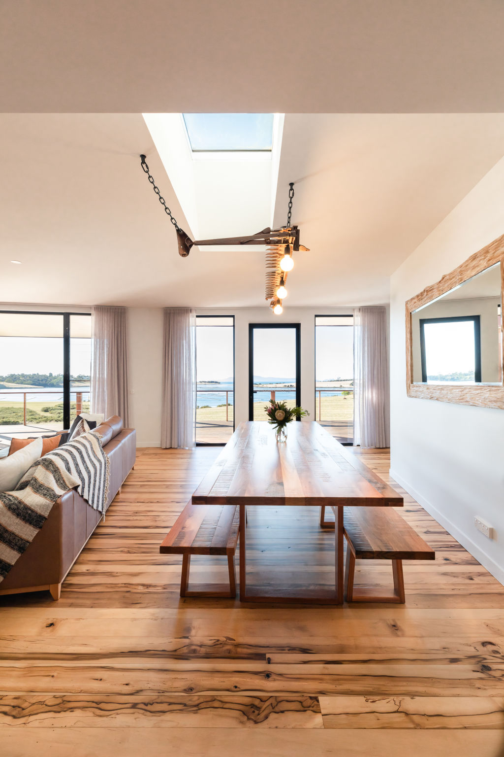 Unsurprisingly, the view served as the main inspiration for the home’s design. Photo: Natasha Mulhall
