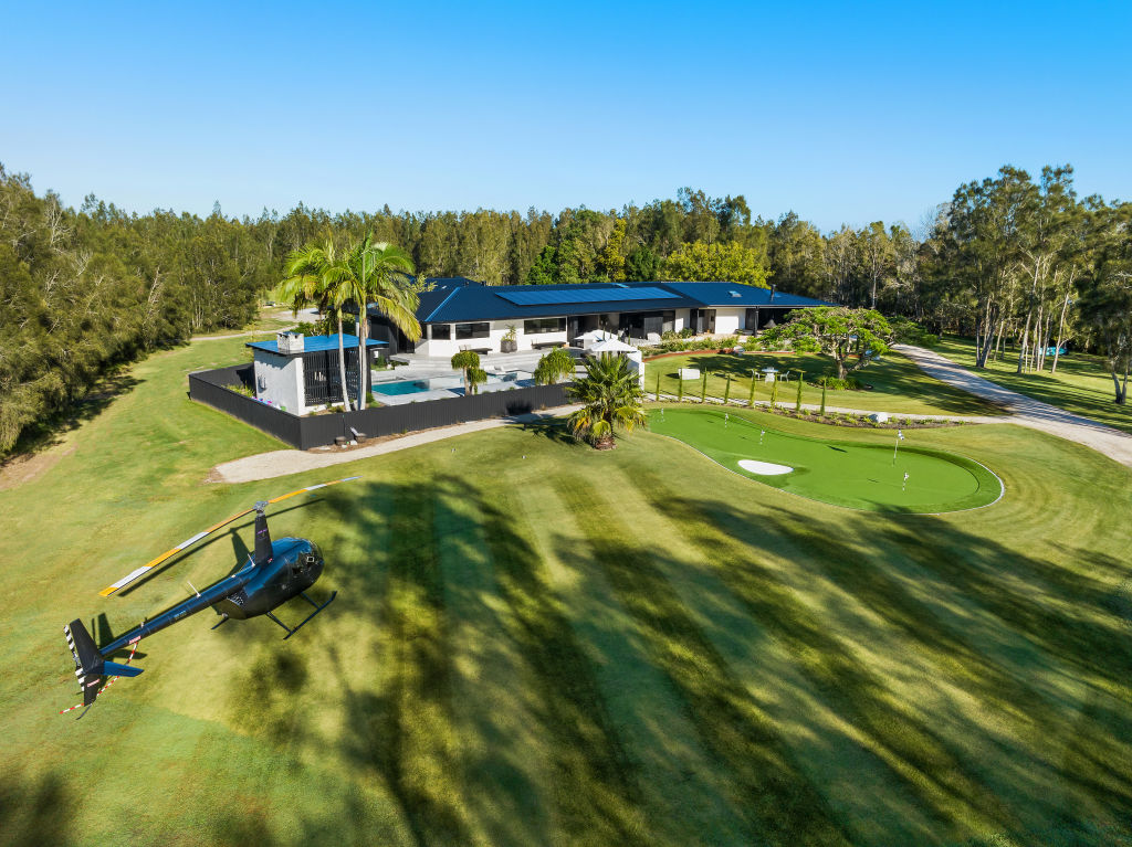 The property is accessible by helicopter. Photo: Supplied