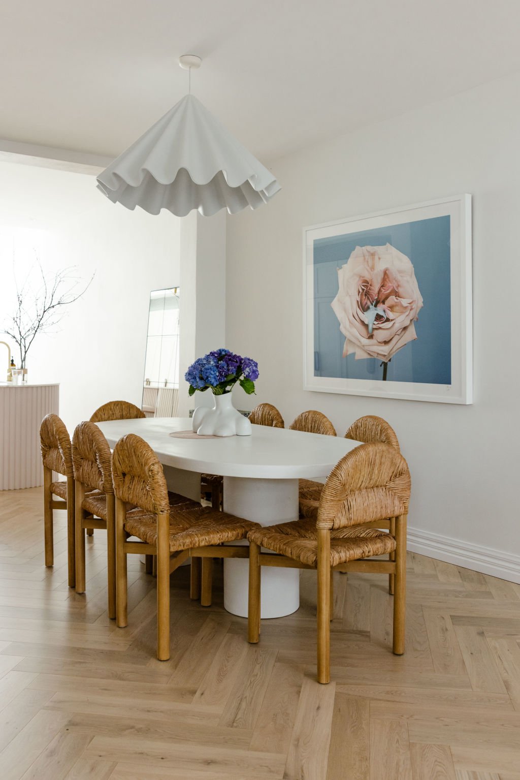 The couple transformed the home from dark and dingy to light, bright and beautiful. Photo: Supplied