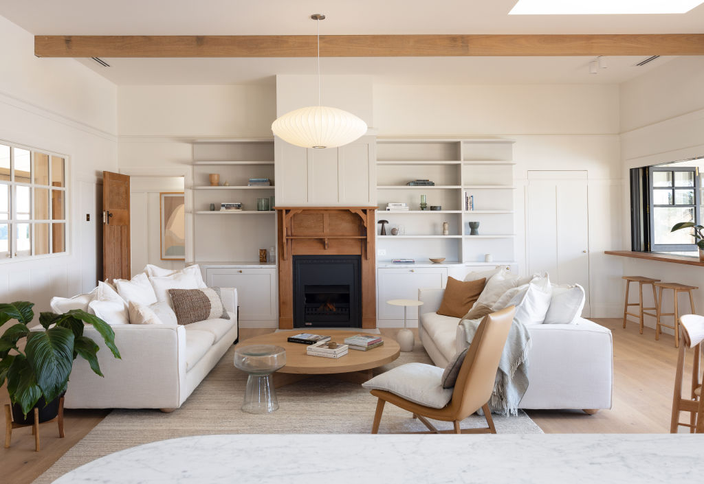 The pair wanted to retain some of the home's period gems. Photo: Louise Roche - The Design Villa