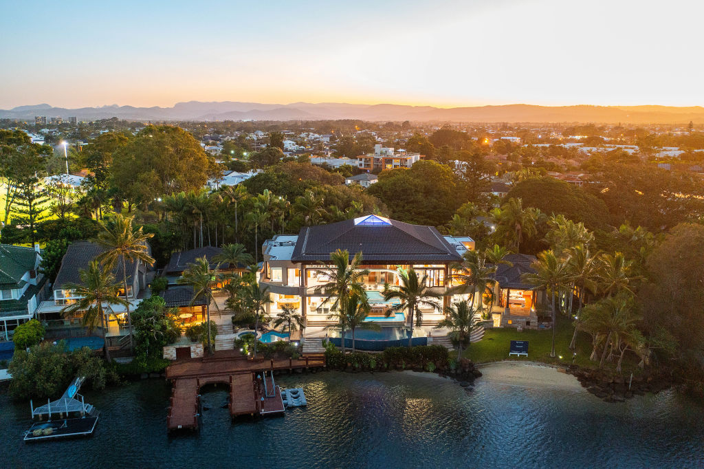 59 The Corso, on the Gold Coast's Isle of Capri sold for $24 million at auction.   Photo: Supplied