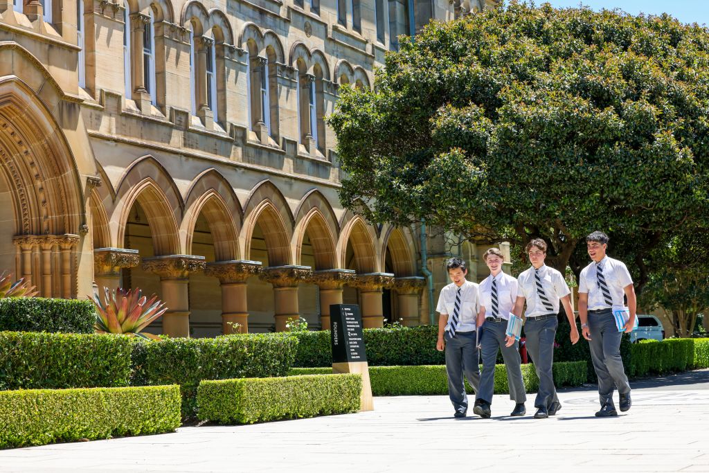 Newington College is a popular drawcard to the area for families.