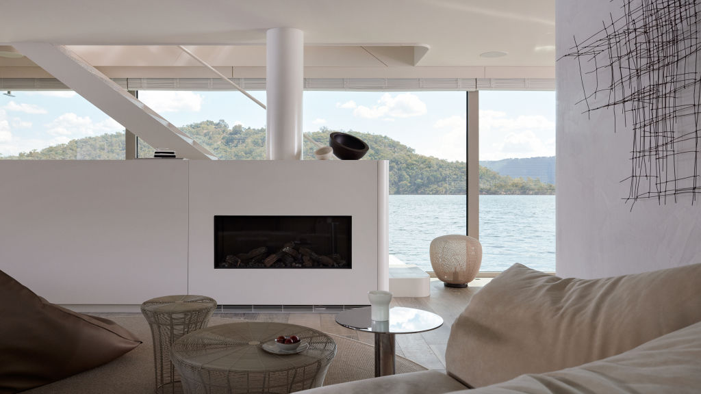 With design like this it's no wonder people find houseboats so relaxing.  Photo: Lucas Allen