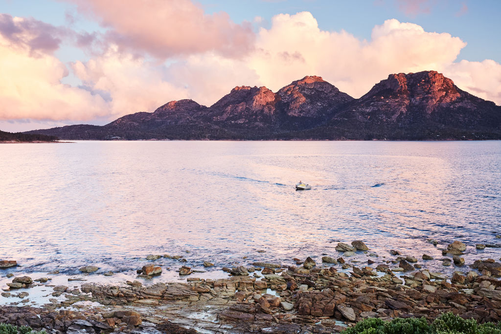 The island is just a short paddle from Freycinet National Park. Photo: Annette O'Brien