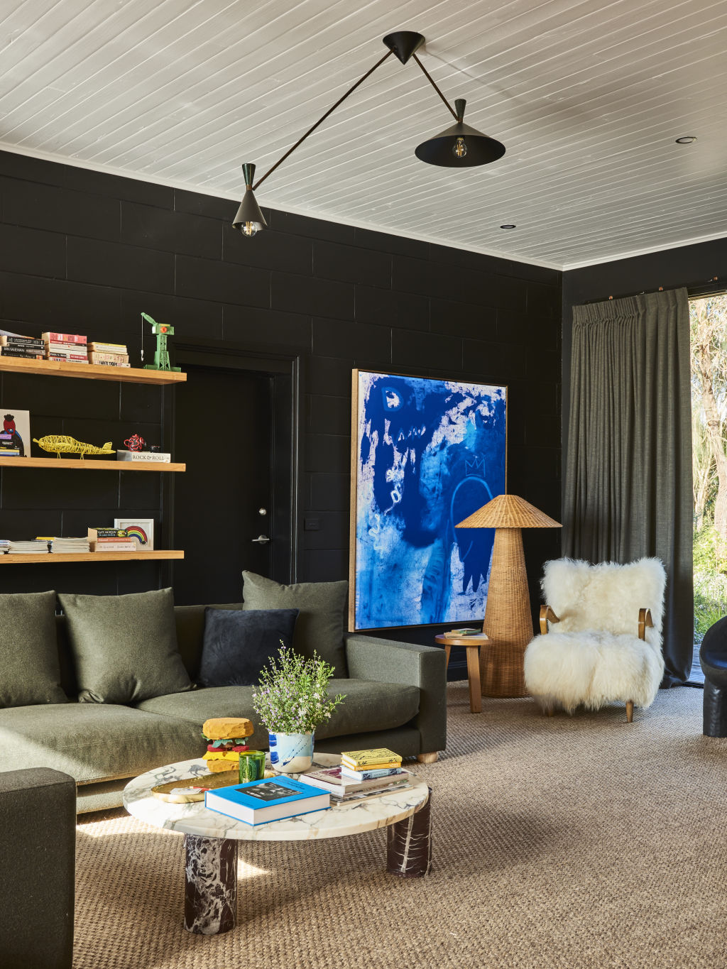 The home's various living areas, numerous outbuildings and vast green expanses provided a canvas for the family’s vision. Photo: One Agency Surf Coast