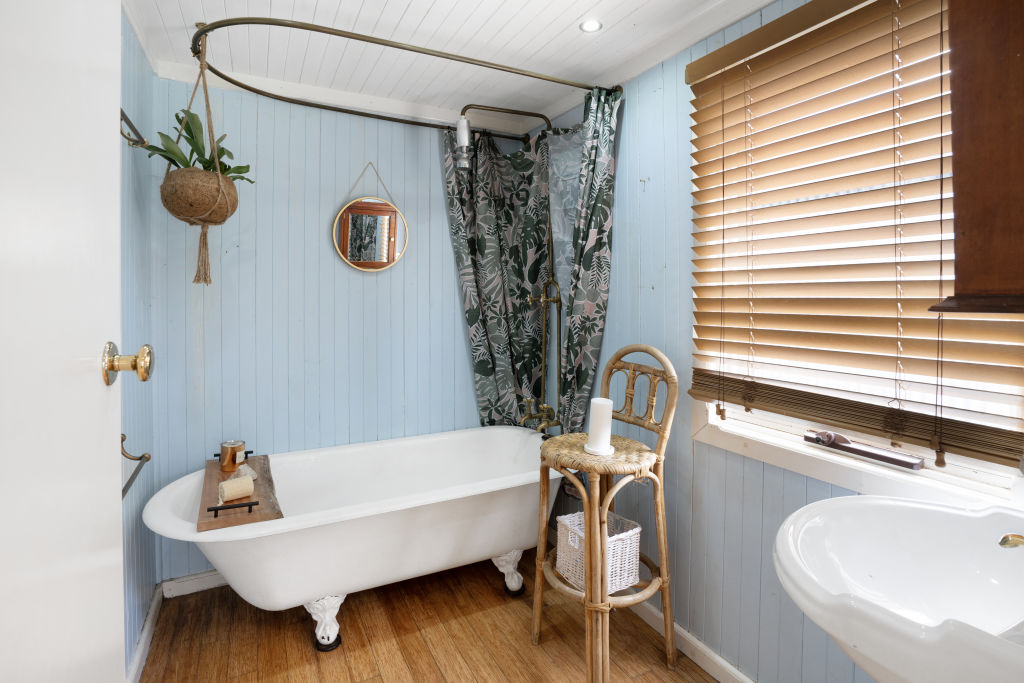 Simple changes like painting and swapping out shower curtains can make a big difference. Photo: Supplied