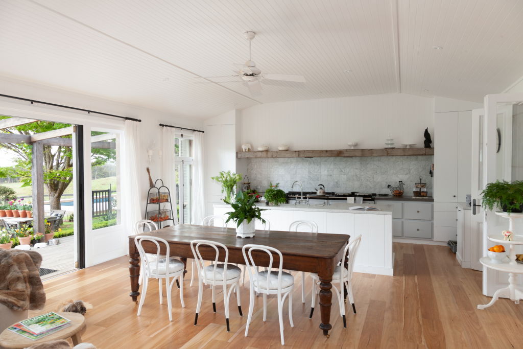 The property blends rustic charm with modern luxury. Photo: Supplied