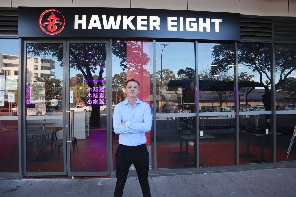 Johnathan Phong has invested in the Villawood area, recently opening his restaurant, Hawker Eight. Photo: Supplied