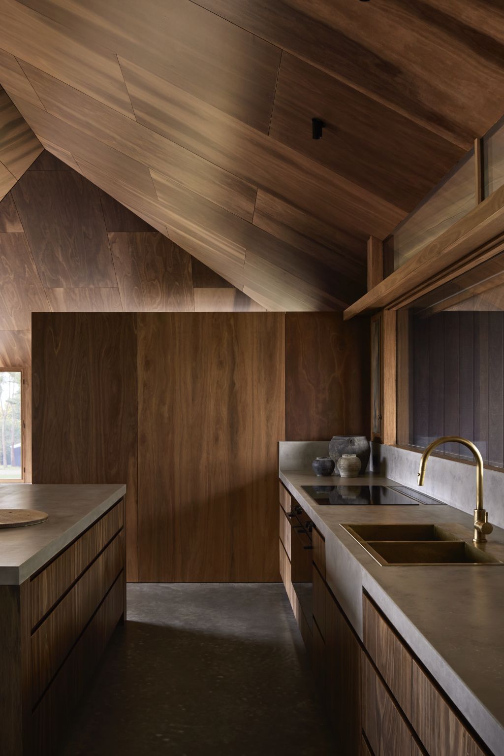 One of three kitchens on the property. Photo: SHARYN CAIRNS PHOTOGRAPHY