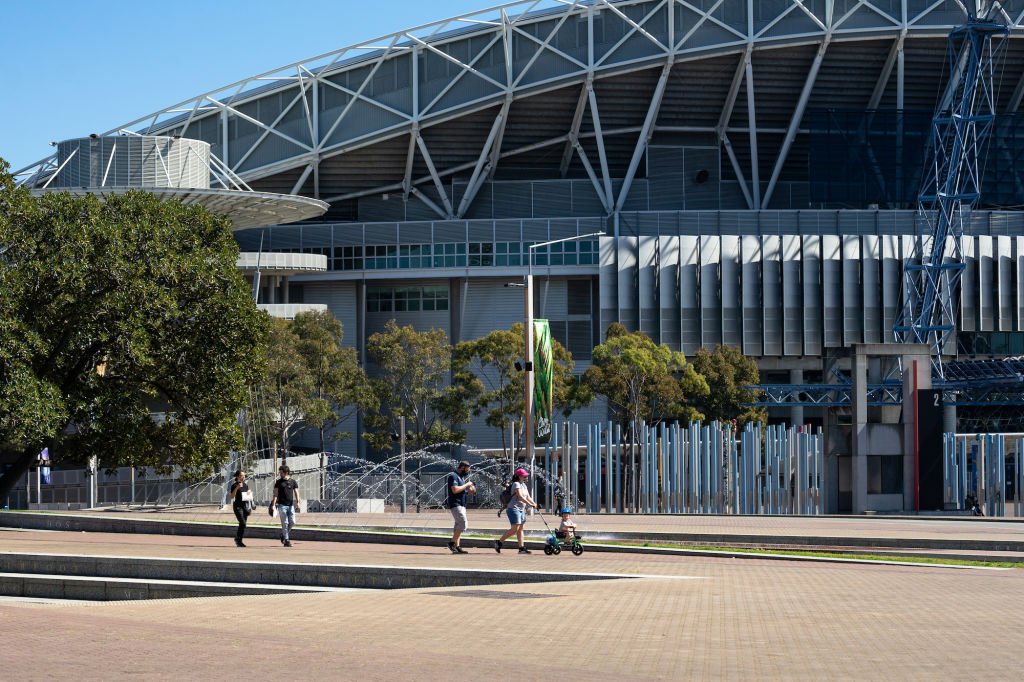 Sydney Olympic Park is home to major sporting and entertainment events at its major stadiums. Photo: Julia Gomina