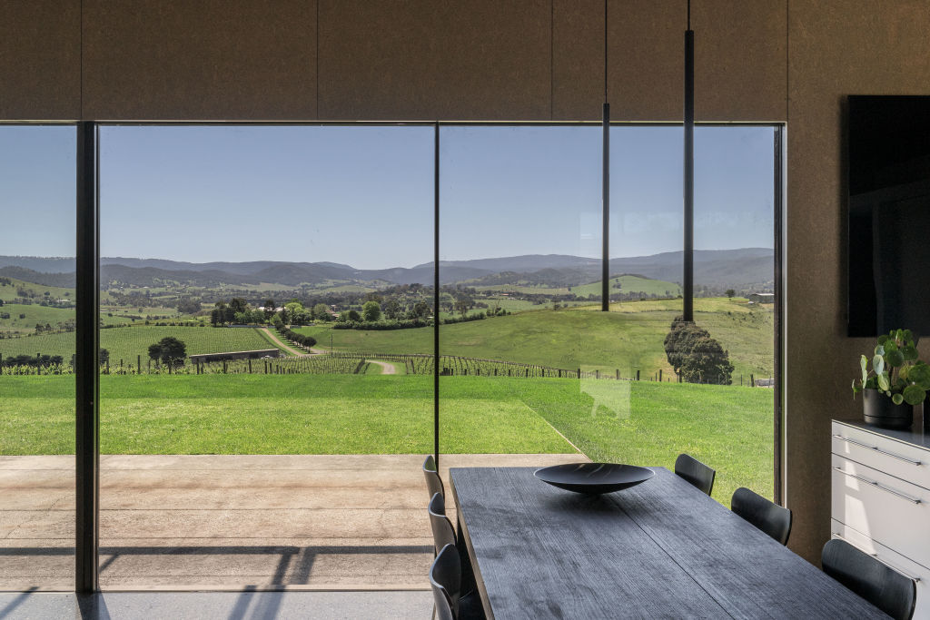 The home is part of a working vineyard. Photo: Kay &amp; Burton