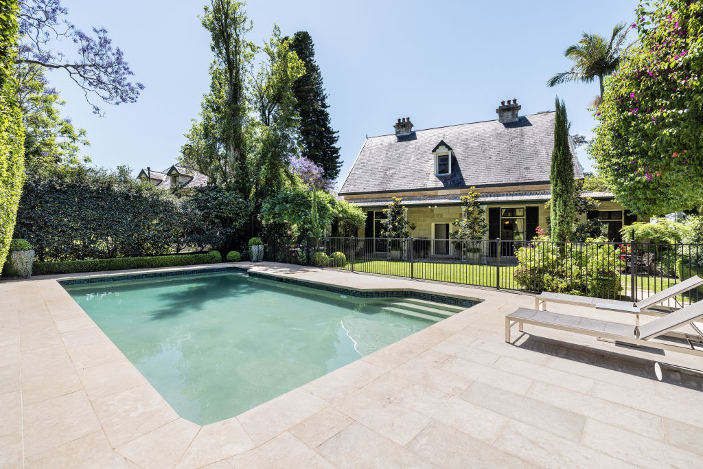 A lush lawn and heated pool make the perfect backyard. Photo: Supplied