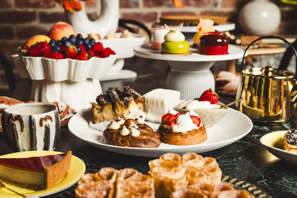 Leong turns to her favourite Melbourne bakeries to put on a spread at home. Photo: Hilary Walker