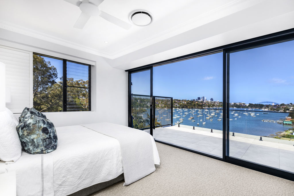 The upstairs bedrooms open onto a balcony with incredible views. Photo: Supplied