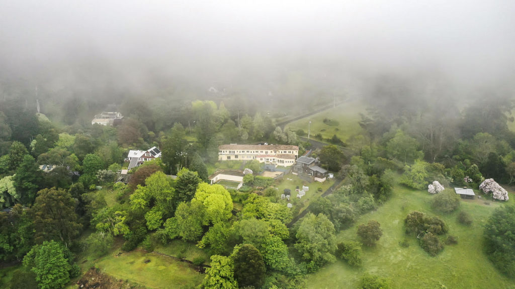 Nestled among the trees, the property is the ultimate hideaway.