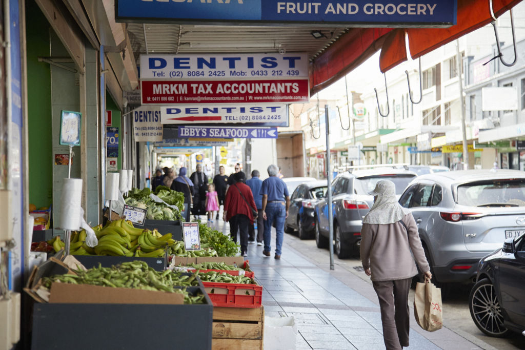 Lakemba has evolved over the decades Said has called it home and he's proud of the suburb he says fosters a sense of belonging and acceptance. Photo: Nicky Ryan