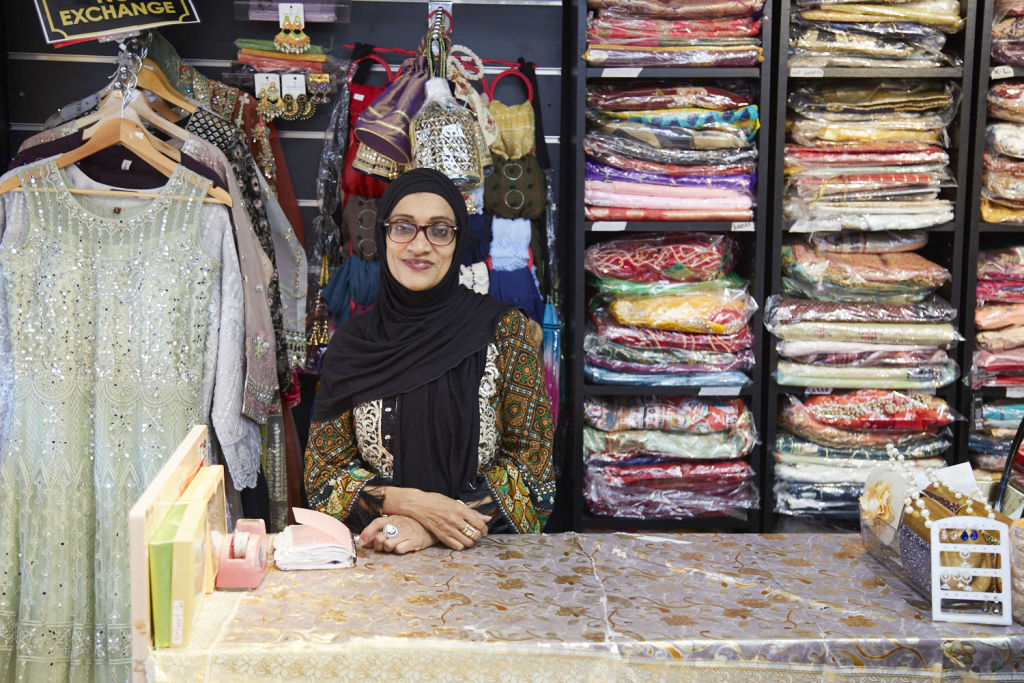 Madhavi Anu Lata lives in Lakemba and can't imagine living anywhere else. Photo: Nicky Ryan
