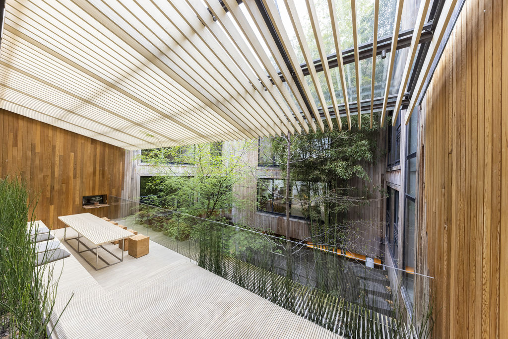 The home seamlessly blends east and west influences. Photo: Supplied