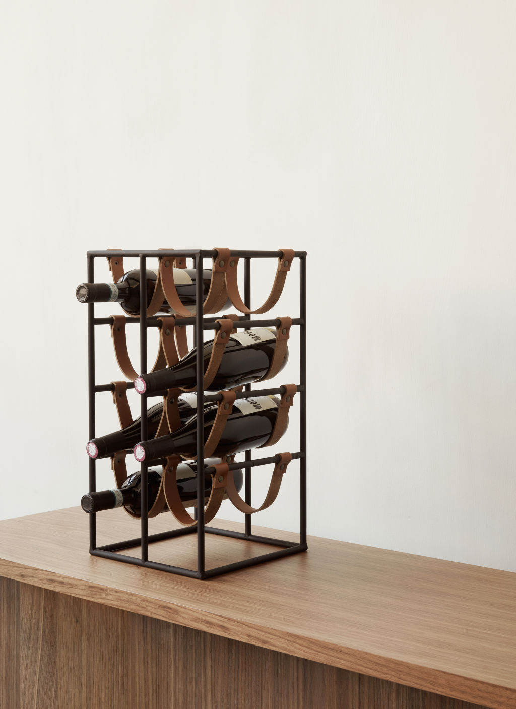 The Umanoff wine rack by Menu merges functionality with an elegant flair. Photo: Supplied