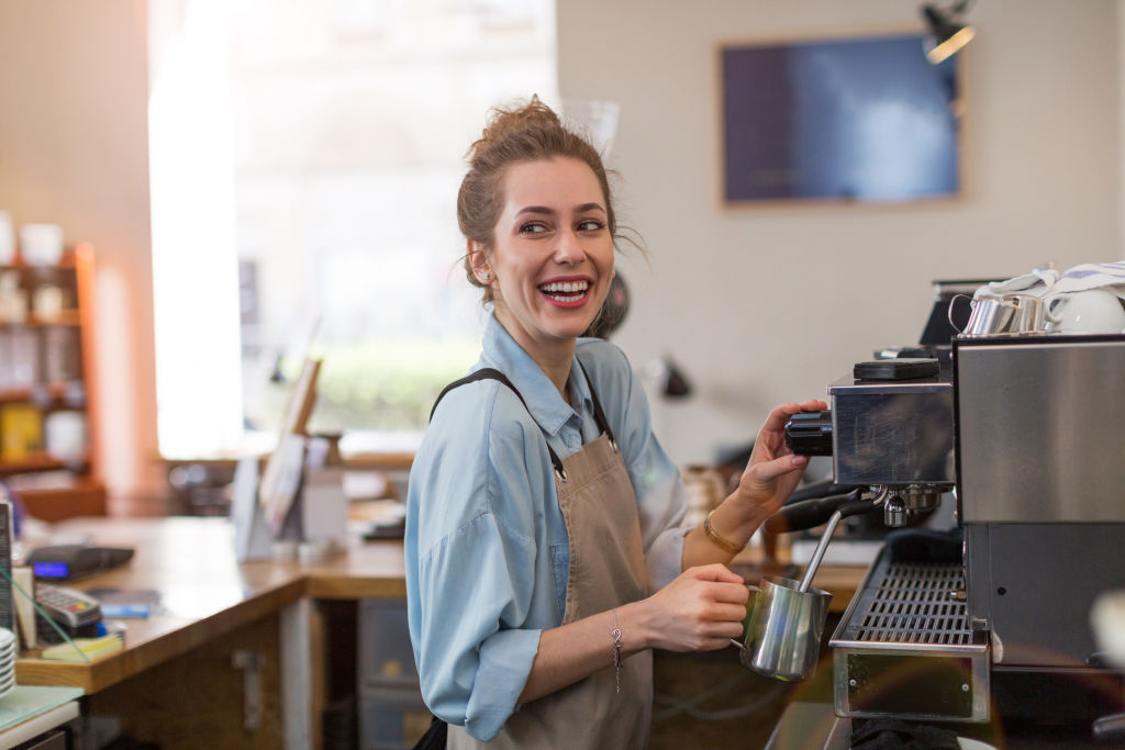 Small interactions like chatting with the barista can contribute to a sense of connectedness. Photo: iStock