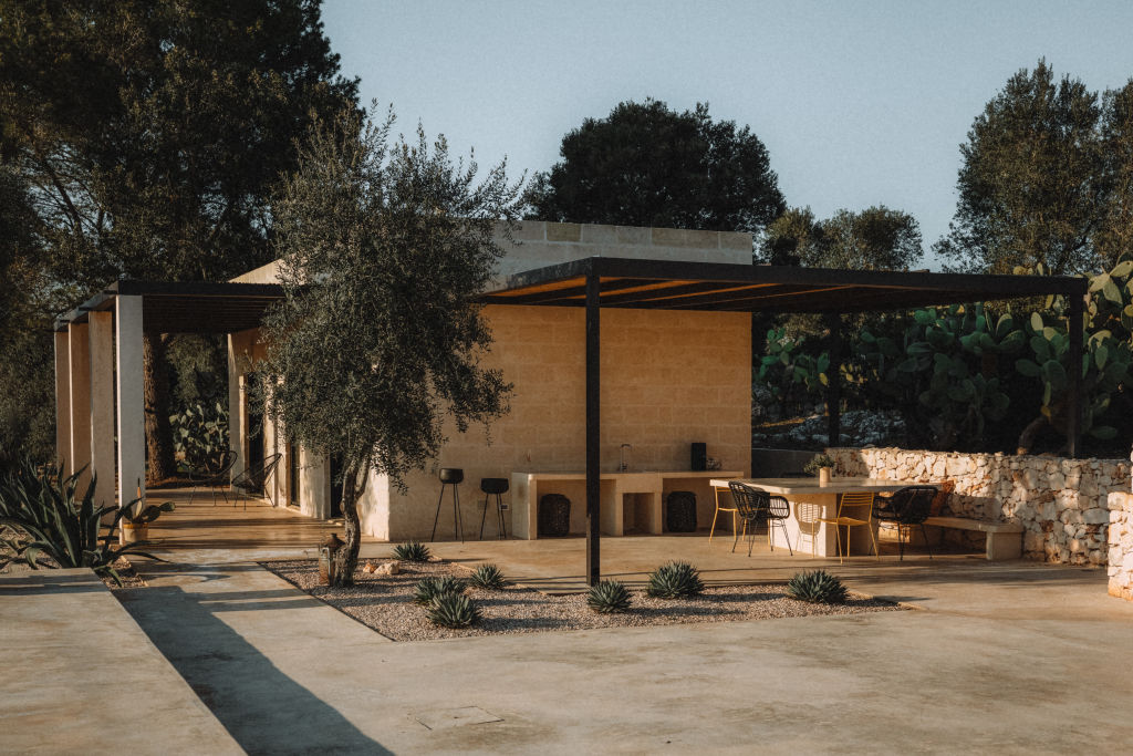 The home sits on eight hectares of olive groves. Photo: Agi Sibiga
