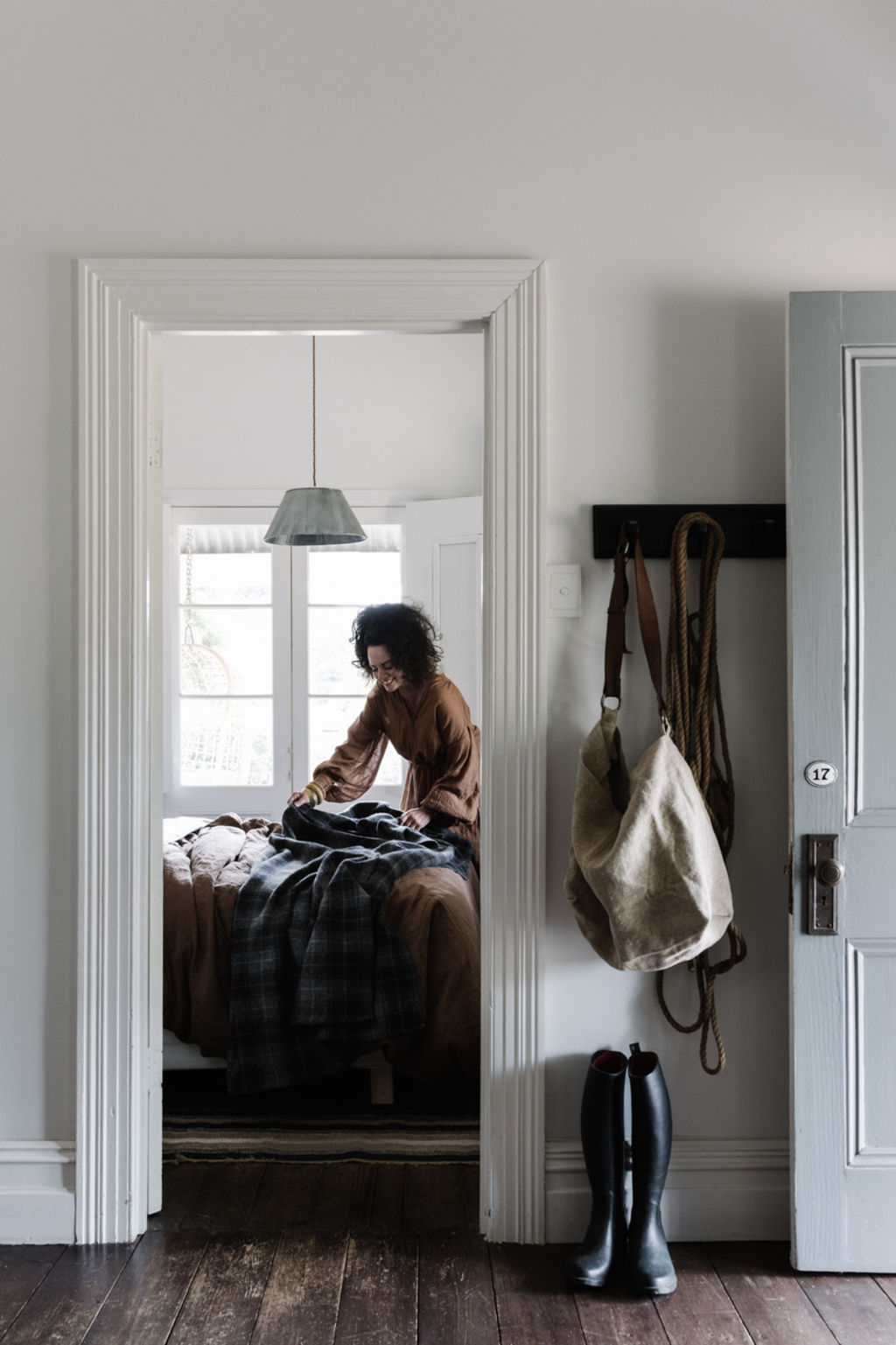 Designer Lynda Gardener uses white in all of her home projects. Photo: Lean Timms
