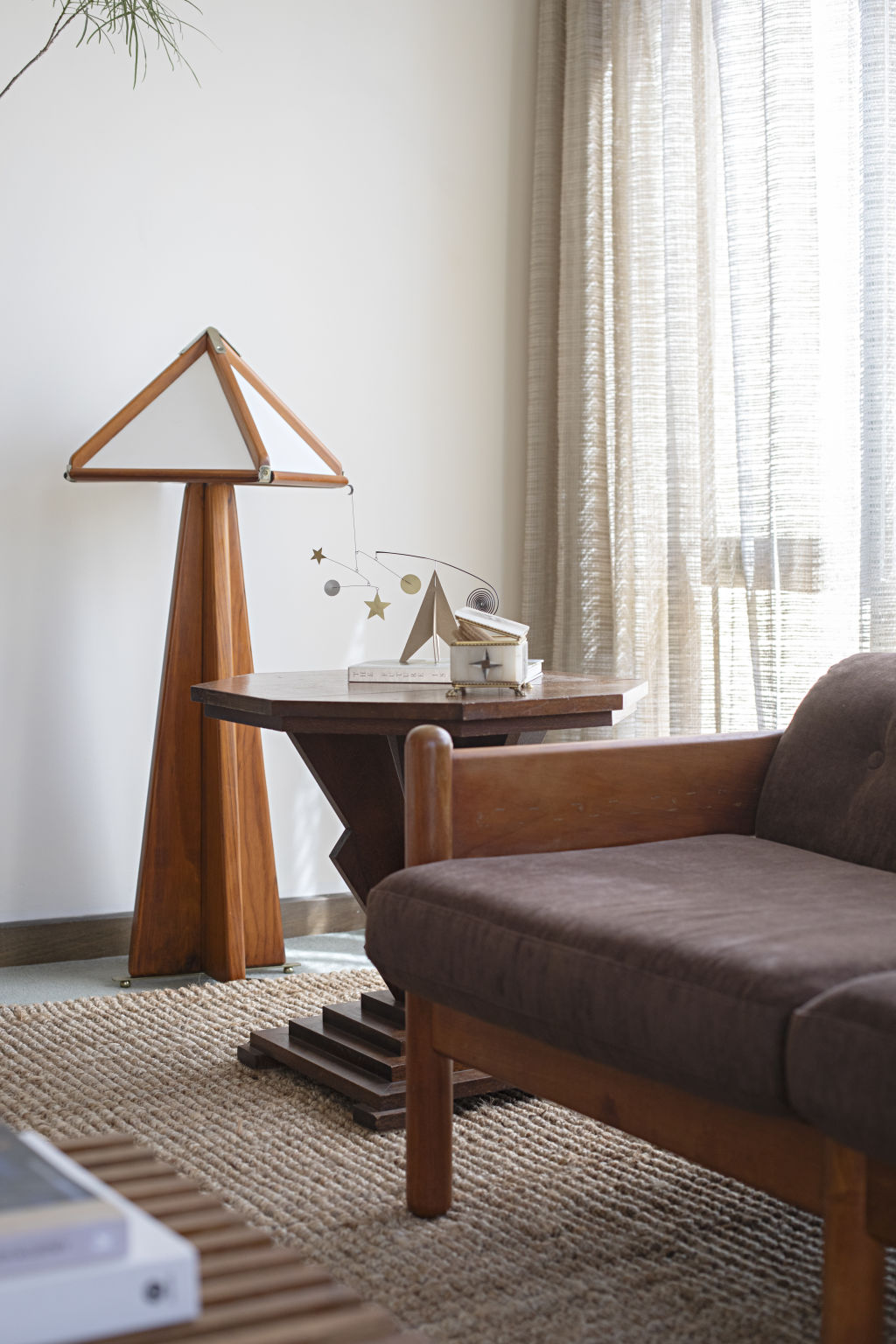 The need to fully furnish her new home reignited Brown's passion for the creative. Photo: Natalie Jeffcott