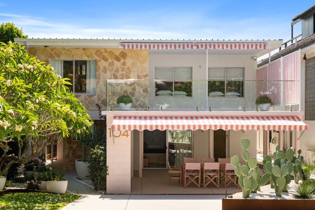 Palm Springs meets Palm Beach in pink paradise on millionaire's row