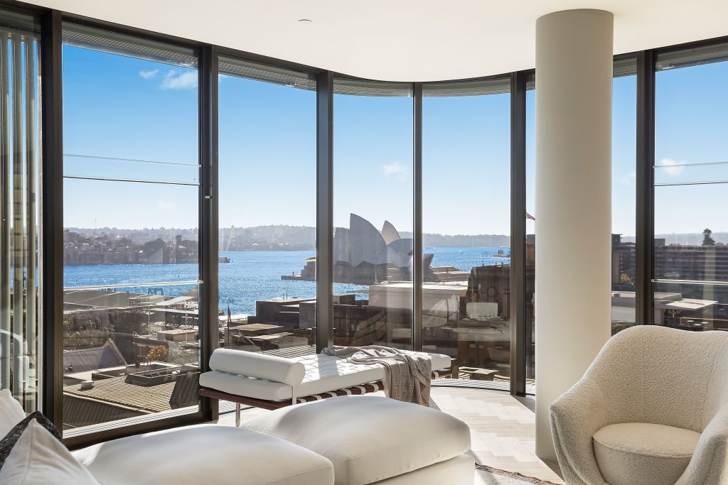 Soak up views of the Opera House from your lounge room.