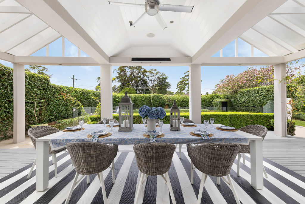 The property features beautiful outdoor spaces. Photo: Ray White Upper North Shore