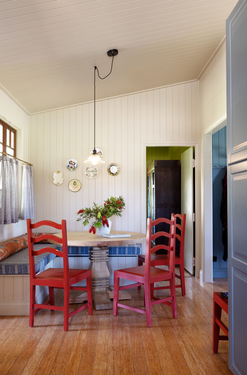 For Georgina, there was immense satisfaction in seeing her beloved family cottage come alive with creativity and colour. Photo: Louise Roche