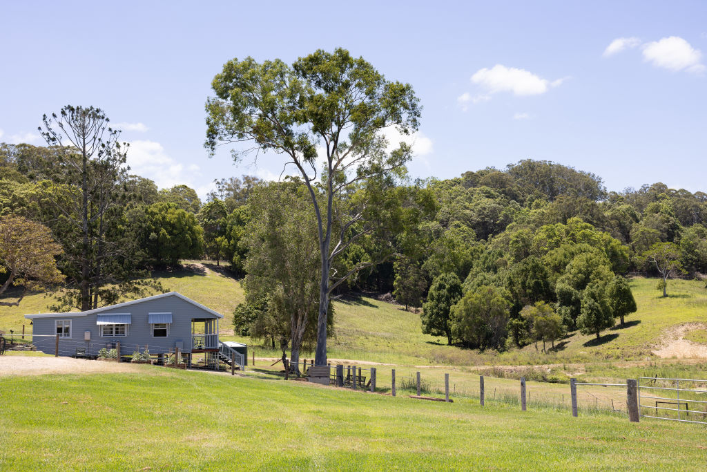 Nestled amid lush, undulating pastures on the NSW North Coast is a farmhouse known as Keltara Cottage. Photo: Louise Roche
