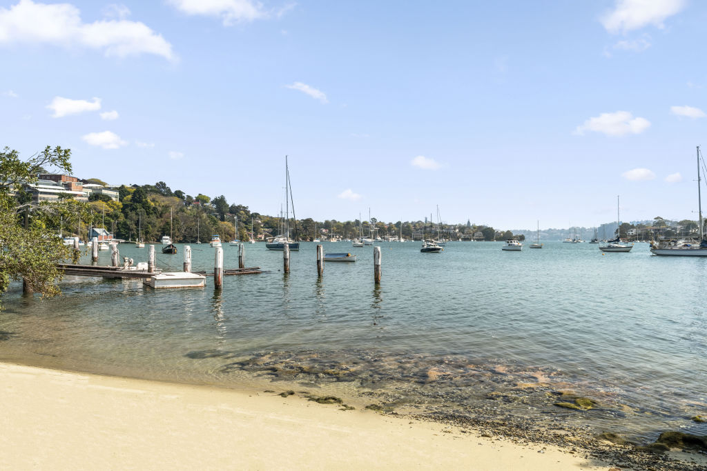 Luxury waterfront properties define this peninsula suburb