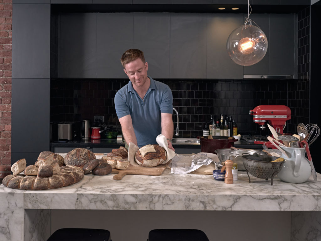 Baker Bleu founder Mike Russell shares the key to the perfect sourdough. Photo: Graham Alderton