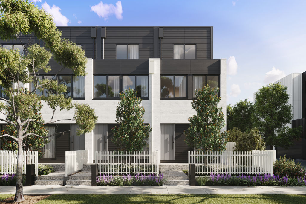 Bradmill Yarraville's townhomes are designed by Rothelowman.