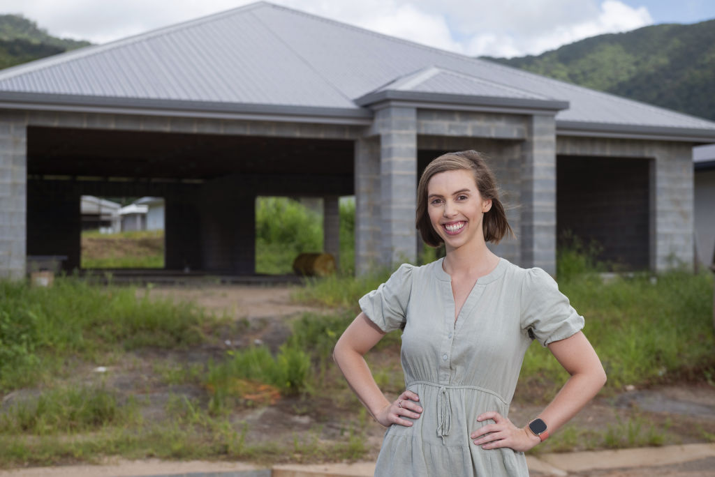 Rachel Synott built her house because it was cheaper than buying an established dwelling. Photo: Veronica Sagredo
